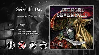 avenged sevenfold seize the day backing track no guitar 
