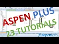 ASPEN PLUS TUTORIALS INTRODUCTION COURSE - BASICS