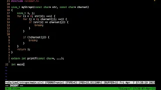 ASMR Programming - Writing my own strspn in C