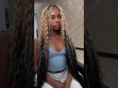 Obsessed π #reverseombre #dopeaxxpana #bohobraids