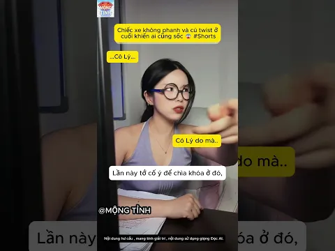 Chiếc xe không phanh và cú twist ở cuối khiến ai cũng sốc 😨 #Shorts