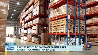 Exportações de Santa Catarina para a Argentina crescem e ampliam parcerias