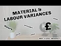 How to calculate favourable adverse variance analysis - Direct Materials Labour MDCL AAT