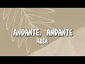 Download Lagu ABBA - Andante, Andante (Lyrics)