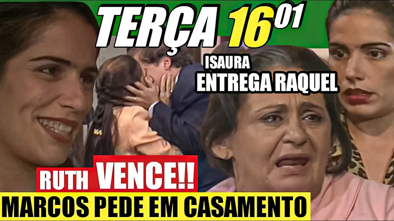 MULHERES DE AREIA Capítulo de hoje TERÇA 16/01 - Resumo da novela mulheres de areia hoje