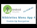 Nibblettes Menu Android Studio App Tutorial Part 4