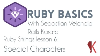 Ruby Basics - Ruby Strings