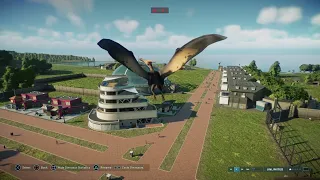 Jurassic World Evolution 2 JP3 Pteranodon breakout and human rampage