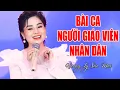 Lagu Bài Ca Người Giáo Viên Nhân Dân - Hương Ly Sao Mai | Đong đầy cảm xúc khi nghe ca khúc này