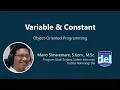 Variable Constant PBO Bahasa Indonesia