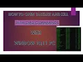 HOW TO OPEN TASKLIST AND TASKKILL WITH CMD IN WINDOW 10 11 PC