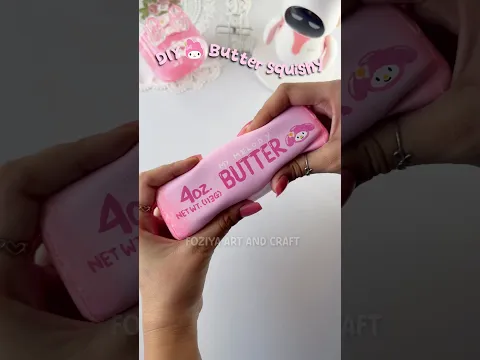 DIY My melody Butter Squishy πππ§#squishy #diy #artandcraft #papercraft #youtubeshorts #shorts