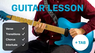 tiny moving parts medicine full guitar lesson with tab 