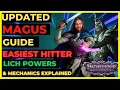 PF WOTR ENHANCED - Updated MAGUS Guide The EASIEST HITTER for Spells Melee