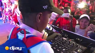 dj arch jnr closing down the show with a bang at the teen inspirational summit 7yrs old windhoek
