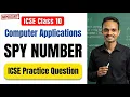 Spy Number in Java Most Important ICSE Class 10 Program 2026 Boards