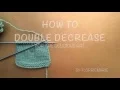Double Decrease sl2tog k1 psso