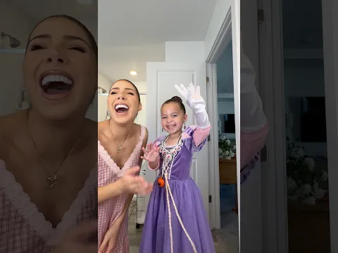 SURPRISING 2 year old w/ PRINCESS MAKEOVER?!🥹💖 #shorts #cute #vlog #transformation