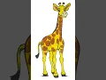 Coloring Giraffe Animals Coloring Page