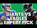 Giants vs Eagles Expert Pick Week 12 NFL Daily Picks