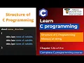 Structure of C programming Learn C C Programming Tutorial Lecture 26