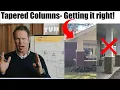 Getting Columns right How-to fix tapered columns