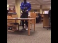 Lagu Guy screams in library and says f**k school