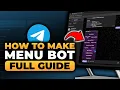 How To Make Telegram Menu Bot 100 WORKS NO Yapping To The Point FAST EASY