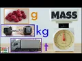 Mass Grams Kilograms and Tonnes for Kids