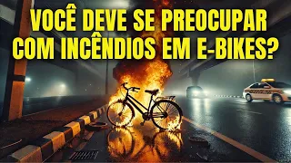 O que você precisa saber para evitar incêndios em bicicletas elétricas.