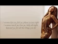 Beyoncé - You Are My Rock (Lyrics Video)