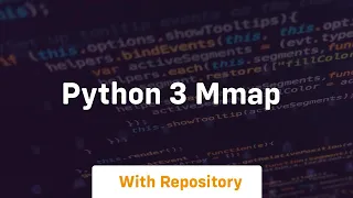 python 3 mmap