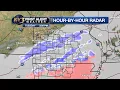 More waves of winter weather today and tomorrow night
