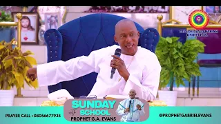 prophet gabriel evans delivers a powerful message that calls the church to reflection