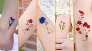 50 Trendy Small Flower Tattoo Designs For Girls 2025 Lovely Small Flower Tattoos Flower Tattoos