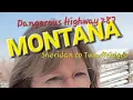 Montana Dangerous Highway 287 - WHITE OUT