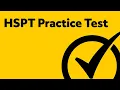 Free HSPT Practice Test