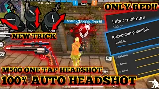 Download M500🎯ONE TAP HEADSHOT TRICK FREE FIRE MP3