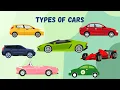 Types of Cars for Kids I Car Pictures and s for Toddlers and Preschooler s learning