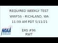 WSEOC Required Weekly Test - WWF56