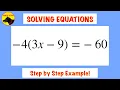 Solving Equations With Distributive Property