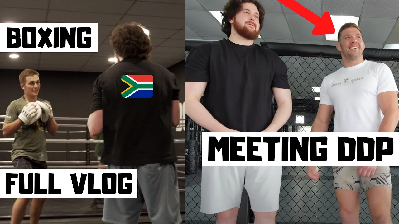 South Africa Vlog! Meeting Dricus Du Plessis? Boxing With Cameron Saaiman? Talking With The UFC?