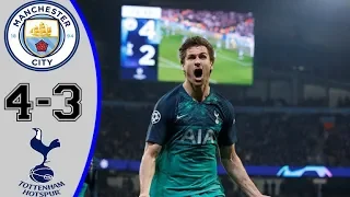 manchester city vs tottenham 4 3 highlights u0026 goals resumen u0026 goles 2019 hd soccer tv