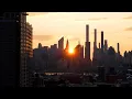 New York City Sunset to Night - 2 Hours of Traffic Sirens 4K