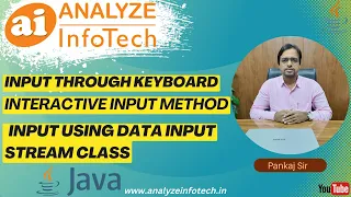 Input through Input Method1 Input using DataInputStream Class