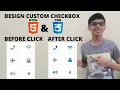 How to Design Custom Checkbox using HTML and CSS - Project