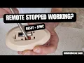 Harbor Breeze Remote Stopped Working Reset Reprogram Sync Instructions