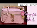 Coach Outlet Powder Pink Cosmetic Case Packed for Everyday