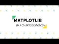 MATPLOTLIB in one Matplotlib Tutorial in Hindi part-2 Bar Charts