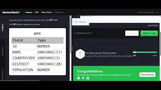 Hackerrank SQL Problem 1 Select all rows from table